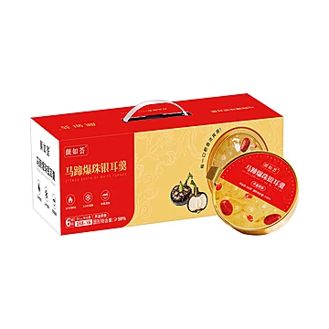 颜如荟马蹄爆珠鲜炖银耳羹开盖即食*6碗