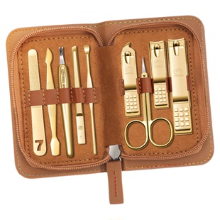 777韩国进口指甲钳修脚指甲工具商务指甲剪高级指甲刀便携全套装