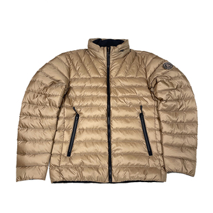 报喜鸟羽绒服浅杏色男士冬季白鸭绒男款外套大牌品牌正品折扣清仓