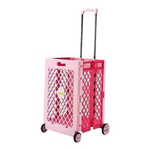 多功能拉杆车可折叠便携购物车推车学生行李神器便携小拉车买菜车