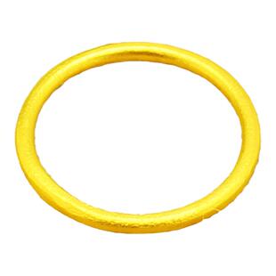 黄金戒指男女款足金999古法光圈简约时尚情侣对戒尾戒送礼可刻字