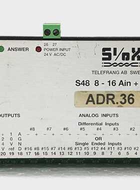 SIOX S48 8-16 AIN  2 AOUT ANALOG INPUT OUTPUT MODULE