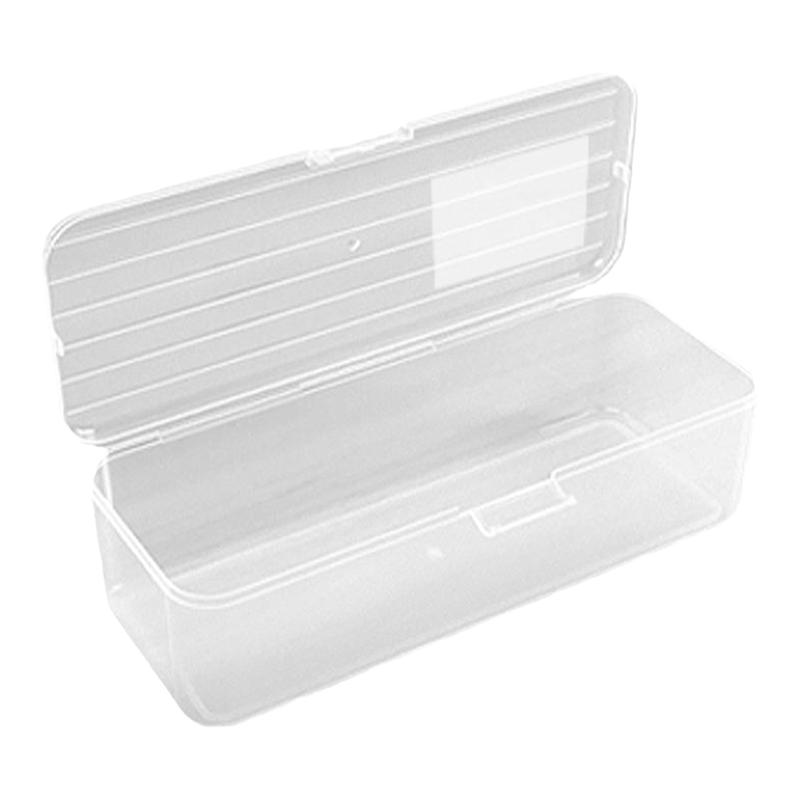 透明文具盒儿童塑料蜡笔铅笔收纳盒子笔筒大容量笔袋桌面学生笔盒