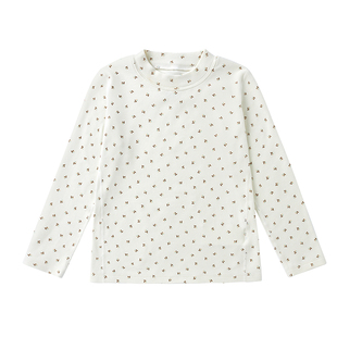 【新品】全棉时代儿童打底衫纯棉女童男童长袖t恤加厚上衣秋冬