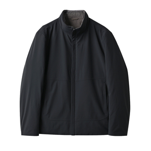 85绒子 白鹅绒 男士立领羽绒服 保暖风衣外套商务棉服 冬款 男装