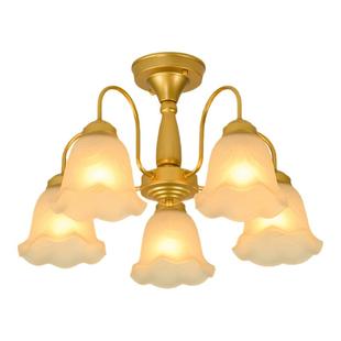 客厅灯吊灯美式简约风格卧室灯餐厅书房艺术灯具店铺简欧新款