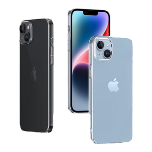 ESCASE适用iPhone15proMax手机壳新款苹果14Pro保护套超薄透明por全包防摔15plus高级感pm网红ip男女十五软壳
