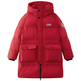 【央广总台文创】MQDx银河艺术团儿童中长款三防羽绒服90白鸭绒