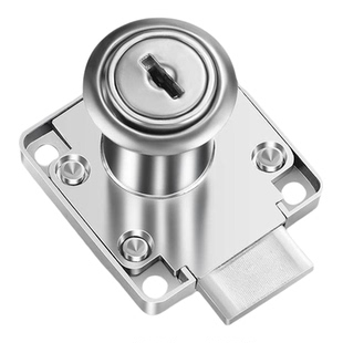 2026新款加厚实心抽屉锁暗装办公桌柜门锁合金锁老式家具柜抽屉锁