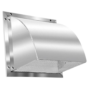 304不锈钢防雨帽外墙防雨罩排风口风罩排气扇外墙罩排气口出风罩