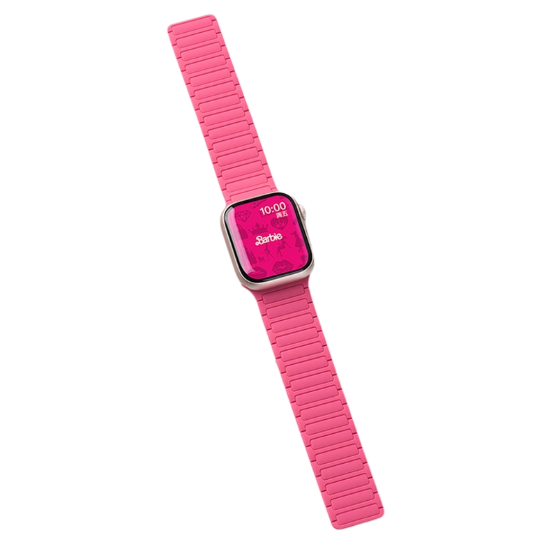 美派新款iwatchs10表带苹果S9手表表带iwatch11女款夏季ultra3腕带硅胶applewatchs8手表带7高级6运动SE3透气