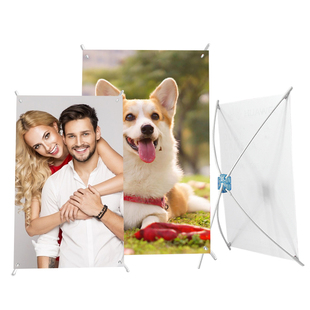 桌面迷你宣传x展架海报支架海报架广告牌易拉宝支架展示定制制作