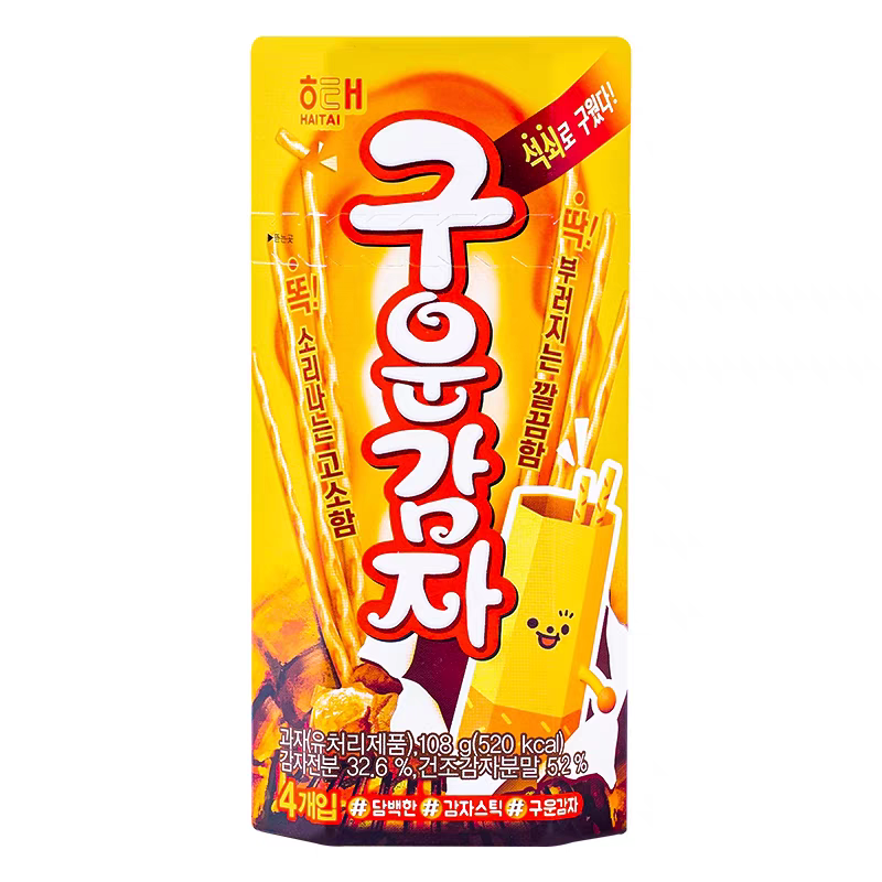 土豆条韩国烤薯条海太膨化食品