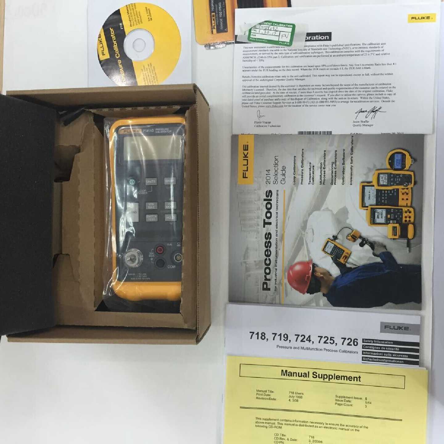 议价美国福禄克Fluke 718压力校验仪 F718压力校准器1G 30G 100G
