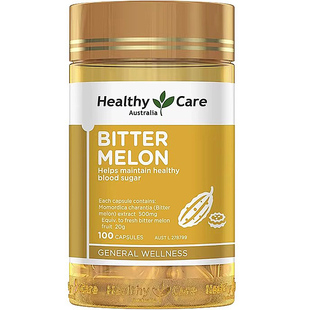 澳洲进口Healthy Care 苦瓜精华胶囊HC苦瓜素火锅小助手100粒