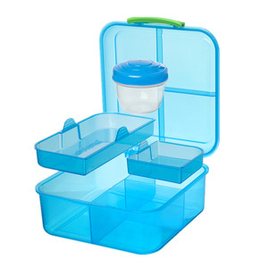 Sistema饭盒便当水果保鲜盒分隔便捷学生儿童点心午餐可微波加热