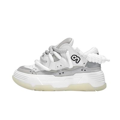 CN面包鞋女2025奶奶新款老爹鞋女