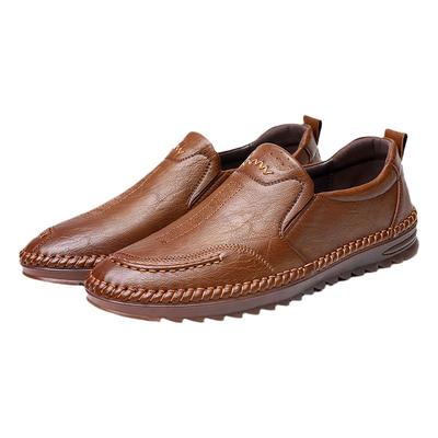 Plover商务休闲鞋新款真皮爸爸鞋