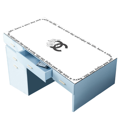 梳妆台桌垫兮蕊皮革ins