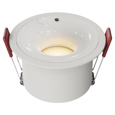 国欧人体感应筒灯自动双重雷达走廊过道楼道玄关入户门嵌入式射灯