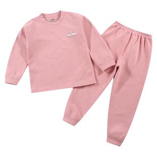 宝宝春秋冬打底睡衣德绒儿童保暖内衣套装男女童加厚秋衣秋裤羊绒