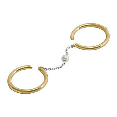 ins潮风小众设计珍珠戒指