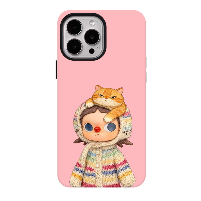 嘎子姐和猫猫适用苹果17promax手机壳iphone16pro菲林磁吸支架个性华为P80小米15小众vivo防摔保护壳oppo潮玩