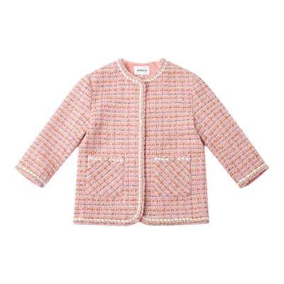 瑞比克小香风毛呢外套