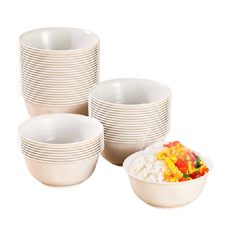 【300ML*30只】阿姿玛稻壳一次性碗食品级