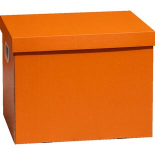 彩色收纳盒纸盒ins风纯色纸质收纳箱办公室离职文件箱书箱纸箱子