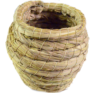 兔子草窝草屋暖窝龙猫荷兰猪鹦鹉芦丁鸡冬季保暖小窝牧草屋子鸟窝