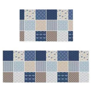 厨房地垫皮革防水防油免洗可擦满铺防滑脚垫入户垫子可裁剪定制