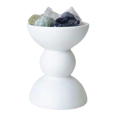 陶瓷杯水晶石扩香石火山球无火香薰摆件玄关礼盒家用室内持久留香