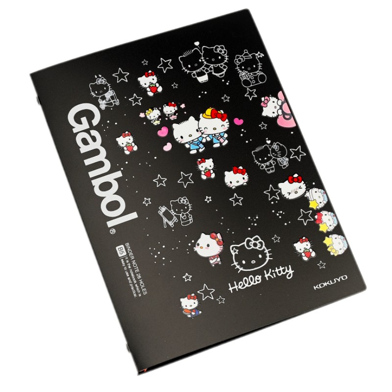 日本国誉KOKUYO渡边gambol活页本DIY凯蒂猫外壳可拆卸b5笔记本子