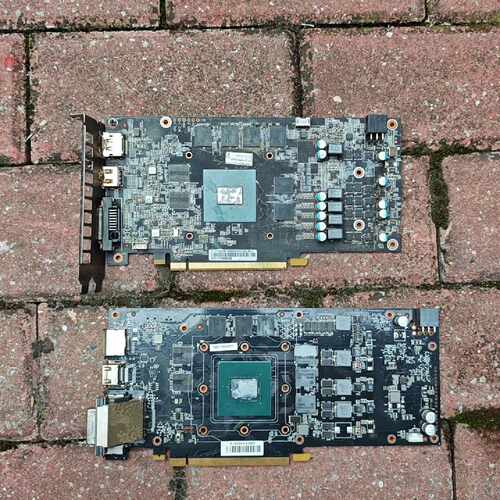 议价GTX1060 6G一张3g一张 两张显卡散热器已拆，仅主板维修