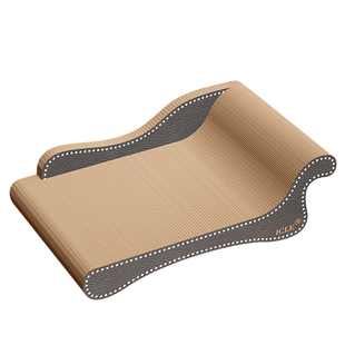 贵妃椅猫抓板窝猫窝一体瓦楞纸耐磨不掉屑猫爪板特大号沙发床猫咪