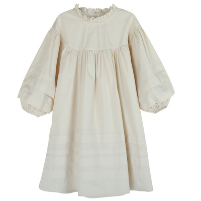 连衣裙森系棉布裙长袖女大童秋季