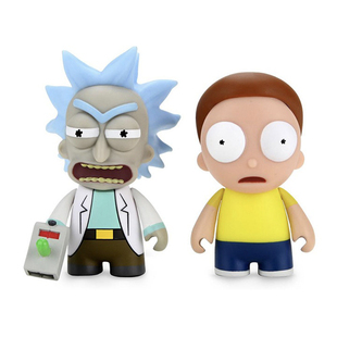 GUMO代购瑞克和莫蒂Rick and Morty周边正版Kidrobot潮玩公仔美国