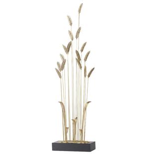 麦穗丰收大麦摆件客厅入户玄关壁龛旺宅乔迁新居送礼轻奢高档礼品