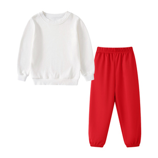 多巴胺卫衣套装 幼儿园舞蹈服小学生运动会元旦儿童啦啦队演出服