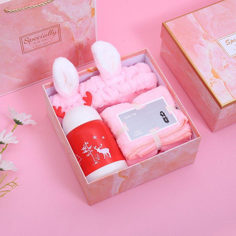 新年礼物公司送员工客户杯子毛巾礼品礼手套装结婚伴商务活动实用