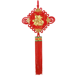 中国结挂件客厅玄关大号福字双鱼壁挂新房乔迁镇宅喜庆平安结