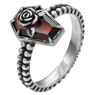 MONOLOGUE独白欧罗巴狂想玫瑰石榴石戒指MJ30情人节礼物送女友