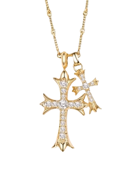 FDKS925情侣克罗伈十字架项链