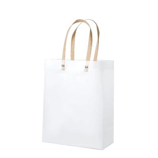 pvc透明手提袋子PP塑料磨砂礼品袋 元旦节日喜糖伴手礼包装袋定制