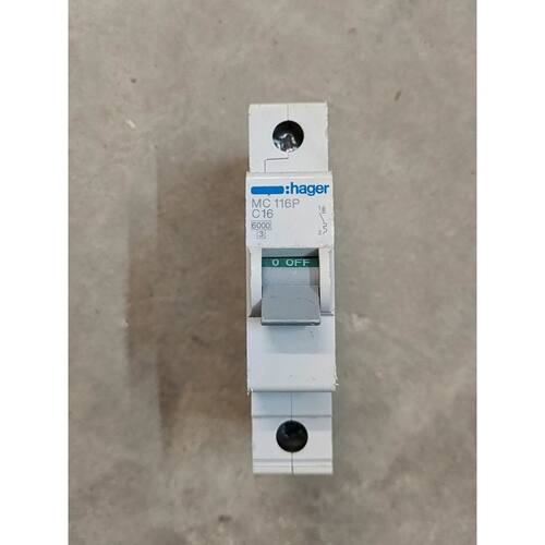 在线议价海格hager MC 116P c16a空气开关断路器家用微