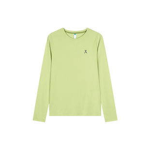 ACMEITEM爱棵米 户外亲子吸湿速干长袖T恤防晒圆领正肩合体上衣女