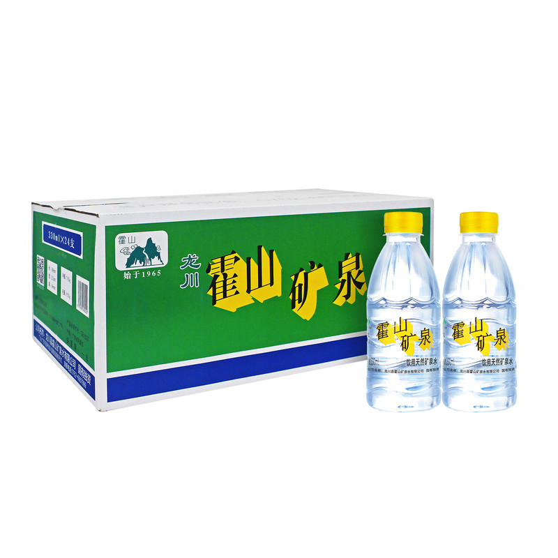 霍山弱碱矿泉水饮用水330ml*24箱