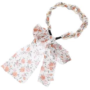 碎花发带女2025新款日常外戴夏季丝巾绑发式飘带发箍编发神器头饰