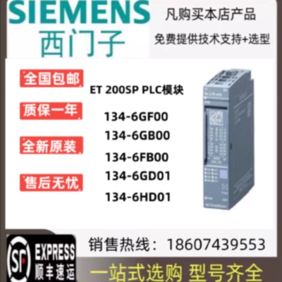 议价ET200SP模块6ES7 134-6GF00/6GB00/6FB00/6GD01/6FF00-0AA1/0
